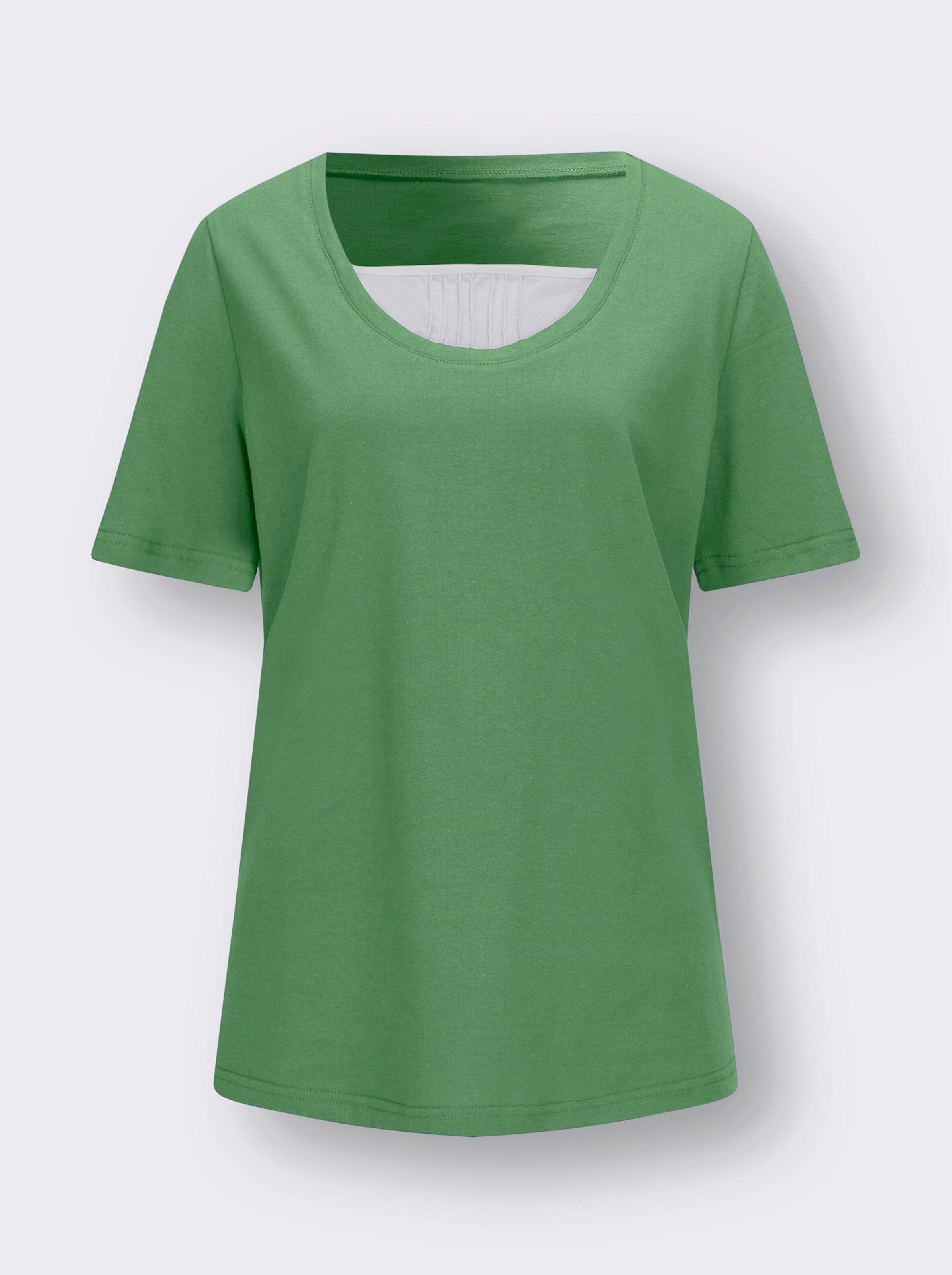2-in-1-Shirt mit Biesenverzierung
