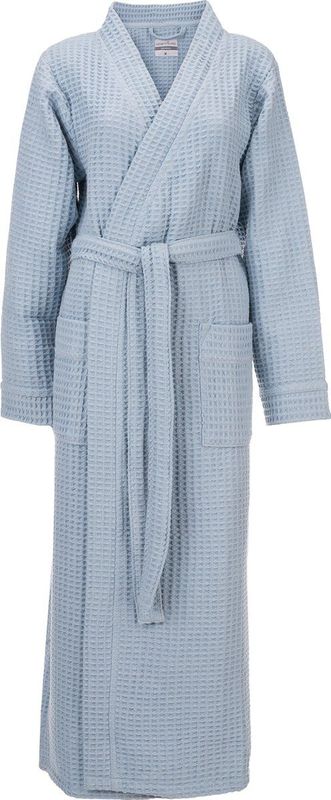 Heckettlane - Wafel - Badjas - Blauw - Geschikt voor de Sauna