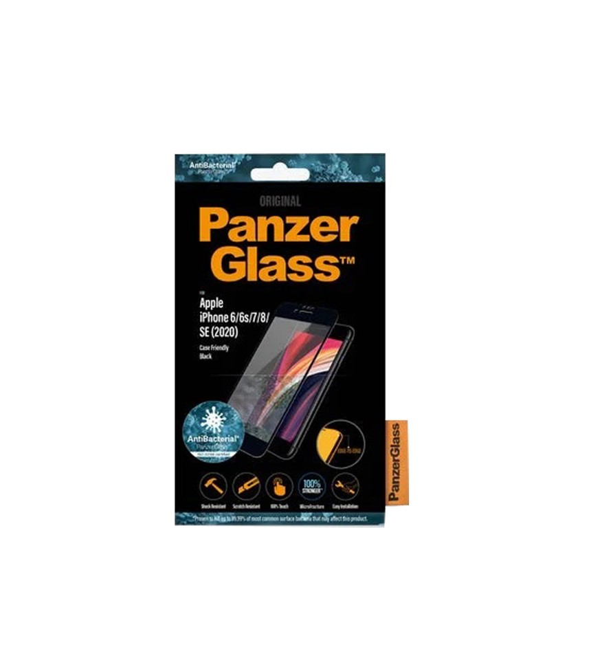 PanzerGlass- Skærmbeskyttelse Apple iPhone 8 - 7 - 6s - 6 - SE (2020/2022) - Edge-to-Edge