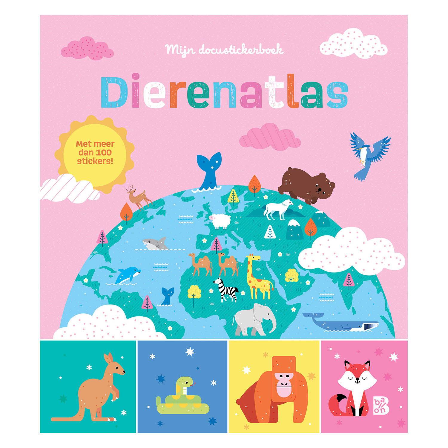 Mijn Docustickerboek - Dierenatlas