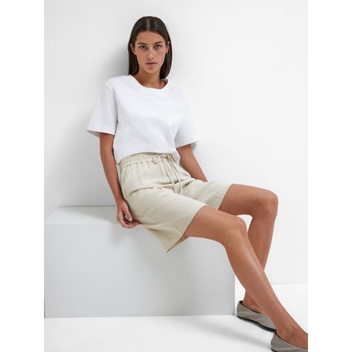 Selected Femme Viva Shorts, Sandshell, 40