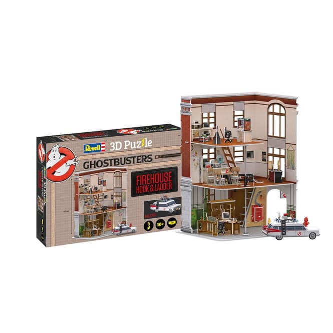 Ghostbusters - 3D Puzzle - Firehouse Hook & Ladder - 158 Teile