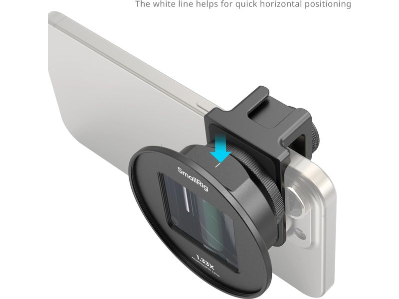 Smallrig 1.33x Anamorphotisches Objektiv für Mobiltelefone Objektiv für filmische Eindrücke