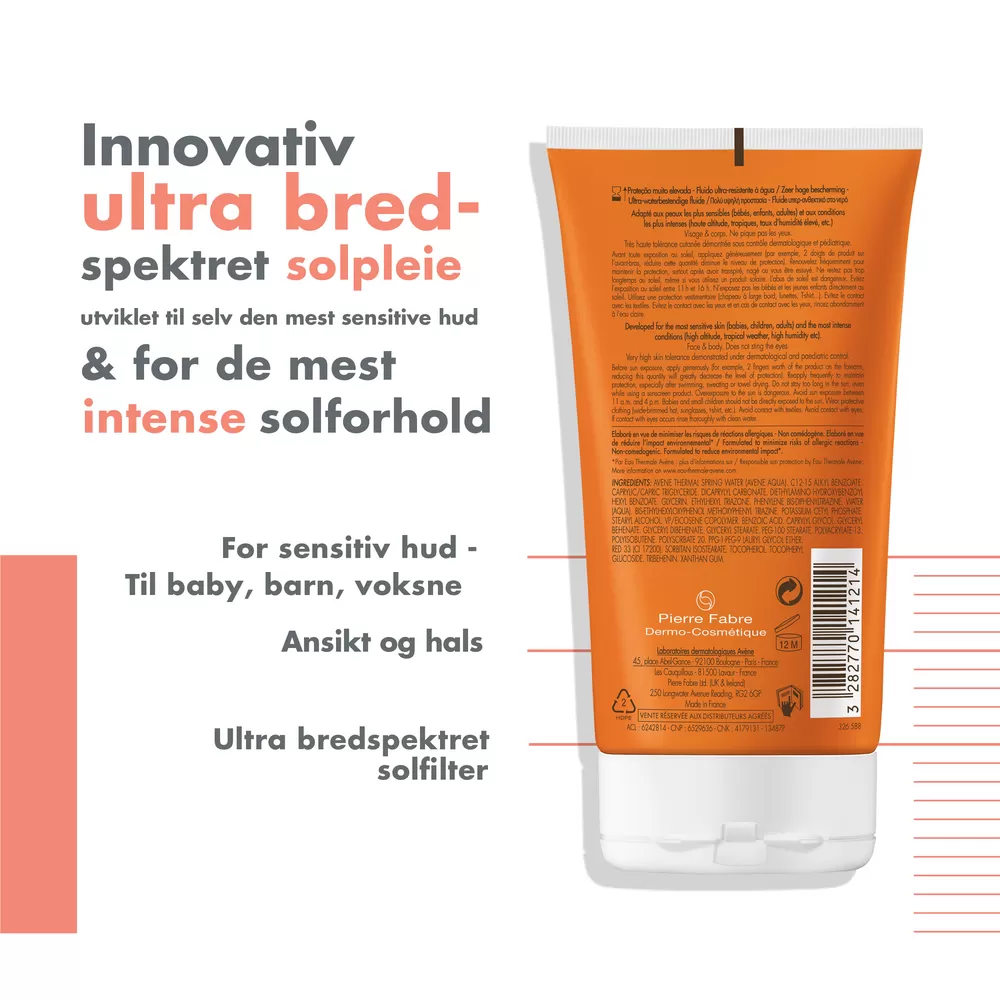 Avène Sun Intense Protect SPF50  - 150 ml.