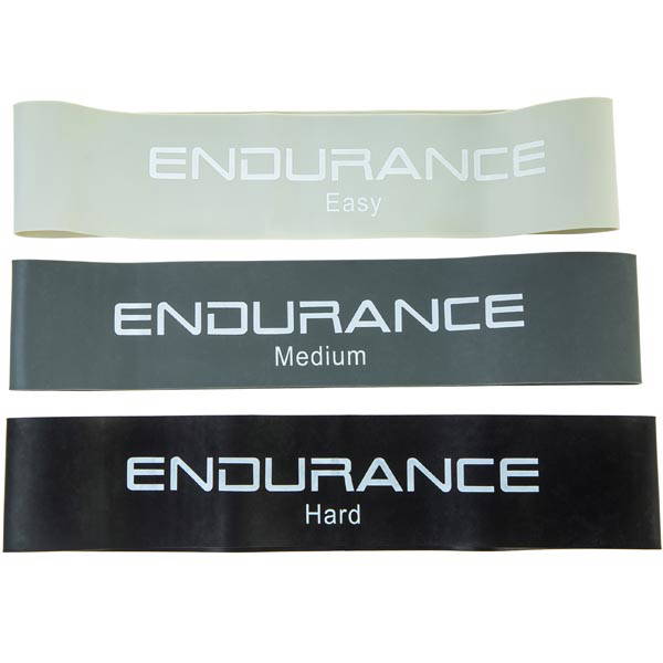 Endurance Mini Loop Træningselastikker 3-Pak