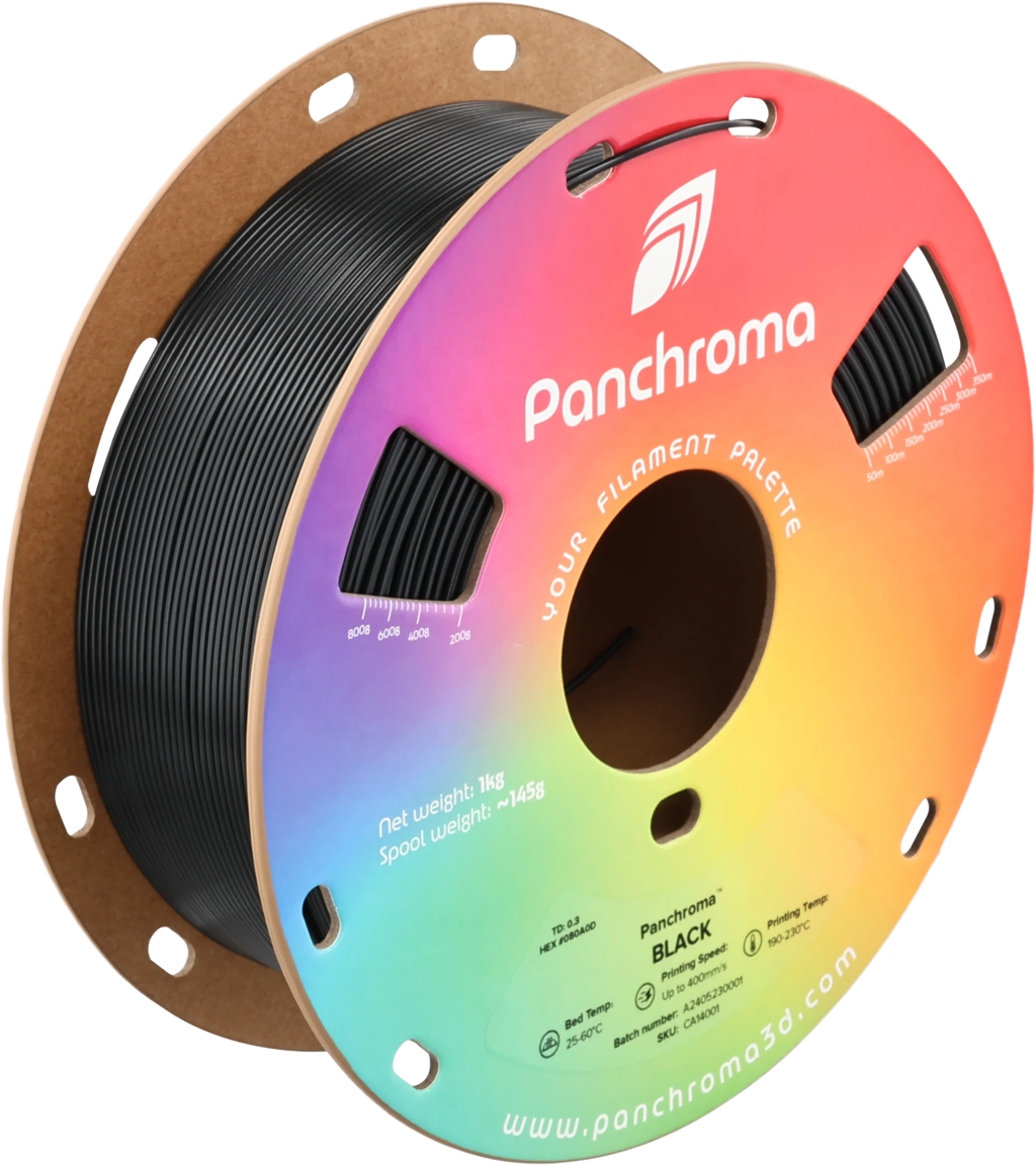 Polymaker  Panchroma CoPE Black, 1,75 mm / 1000 g    Farbenprächtiger Copolyester in Schwarz