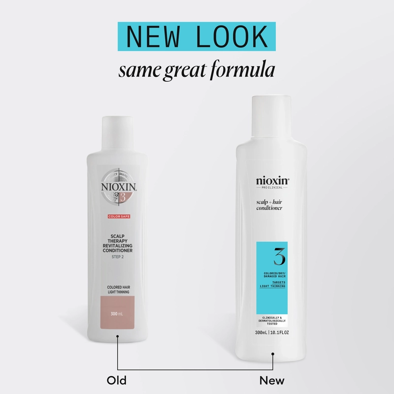 Nioxin System 3 Scalp + Hair Conditioner 300 ml - Colored/Dry/Damaged Hair
