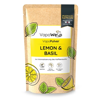 VapoWesp Räucherpulver zur Räucherbox, Lemon Basil