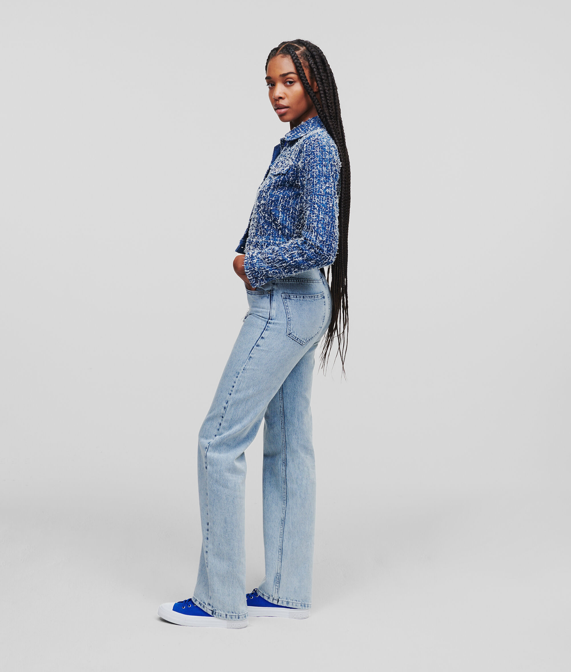 JEAN DROIT KLJ TAILLE HAUTE