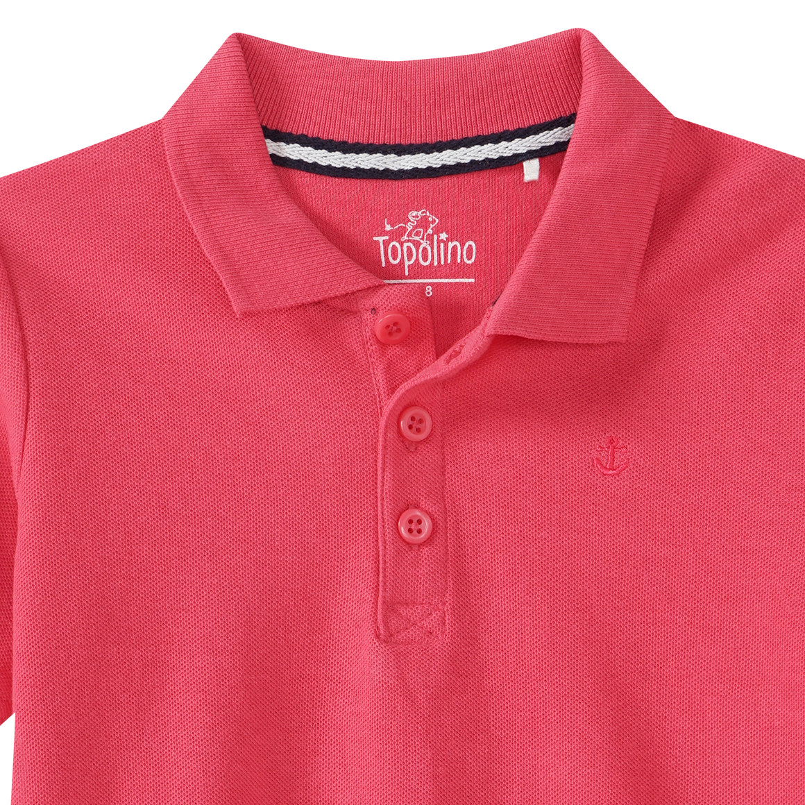 Topolino Jungen Poloshirt in Piqué-Qualität hellrot