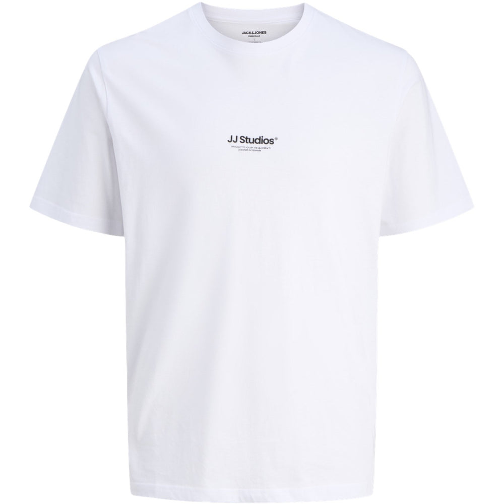 Køb Jack & Jones Junior White Jjesoho Tee Ss Crew Neck Noos Jnr