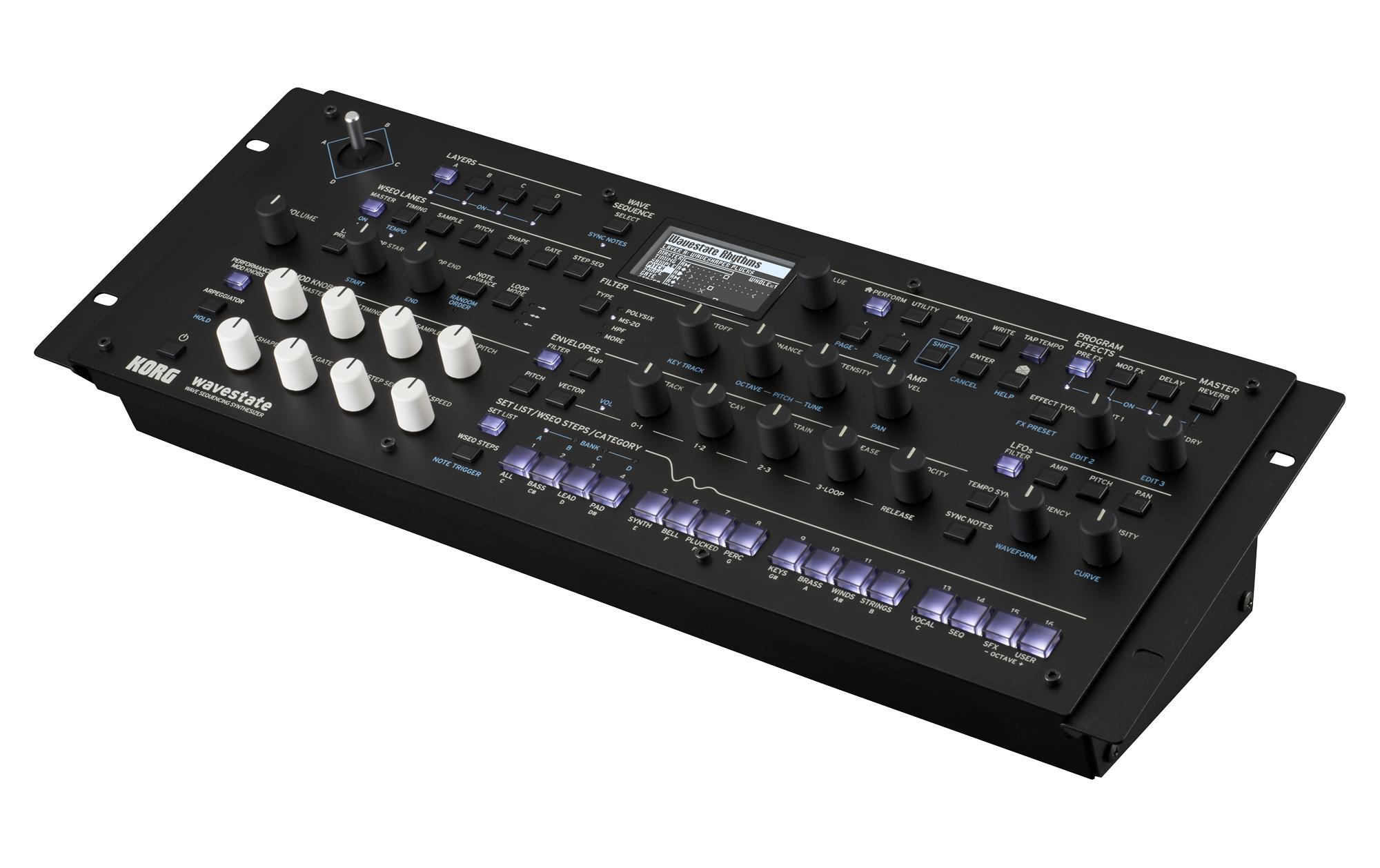 Synthesizer wavestate Module<br>Synthesizer mit Wellenabfolge