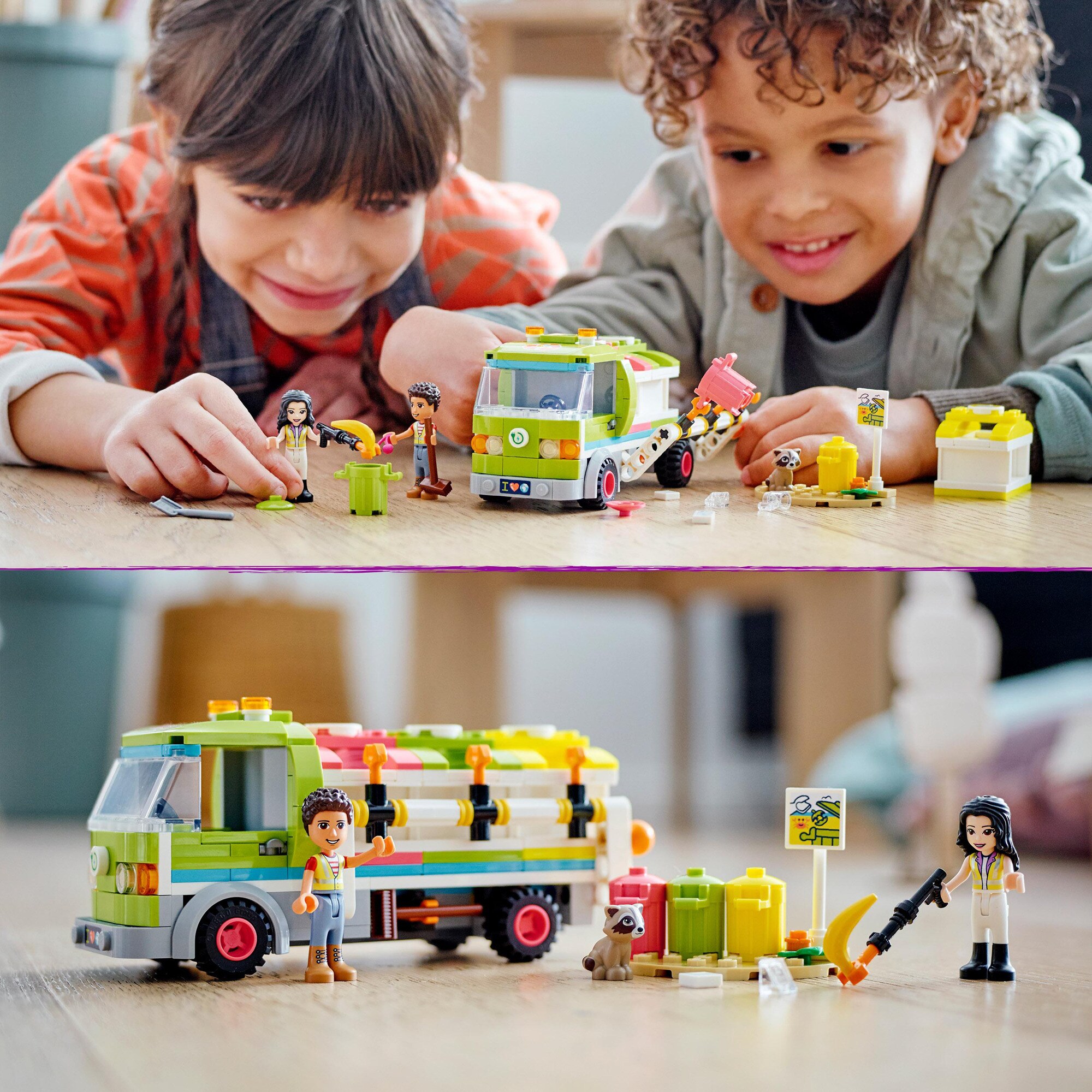 LEGO Konstruktionsspielzeug Friends Recycling-Auto