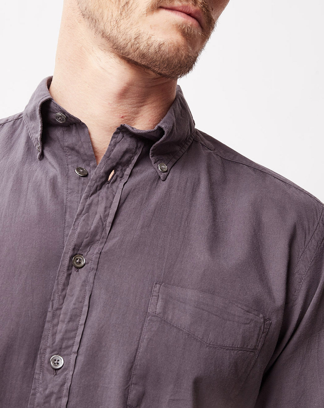 Hartford Chemise droite Pal Pat carbone