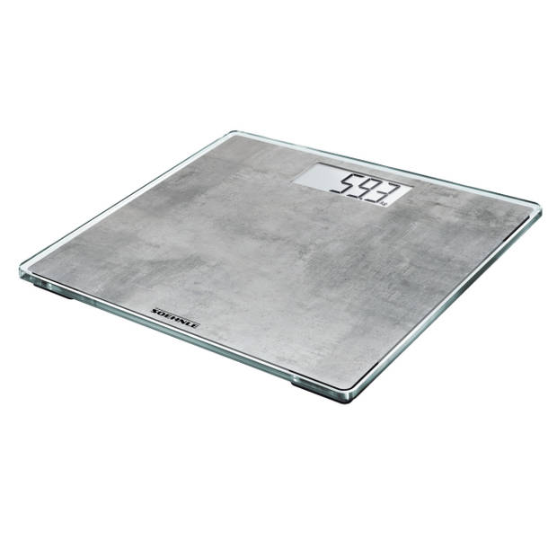 Soehnle personenweegschaal digitaal Style Sense Comfort 300 Betonlook