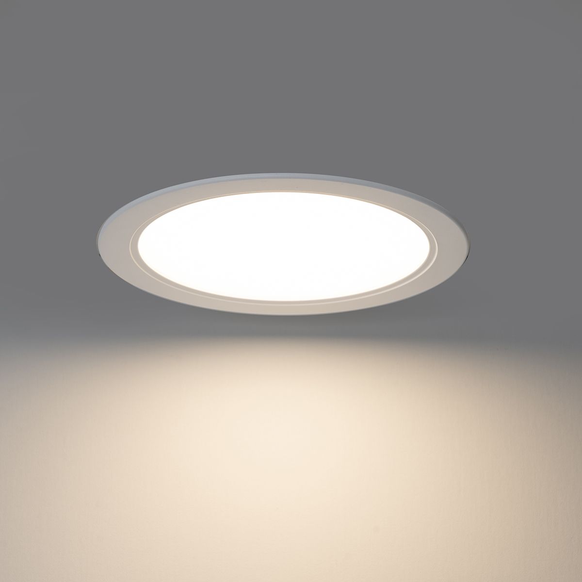 Set van 6 inbouwspots wit 14,5cm incl. LED instelbaar in kelvin met dipswitch - Stephanie