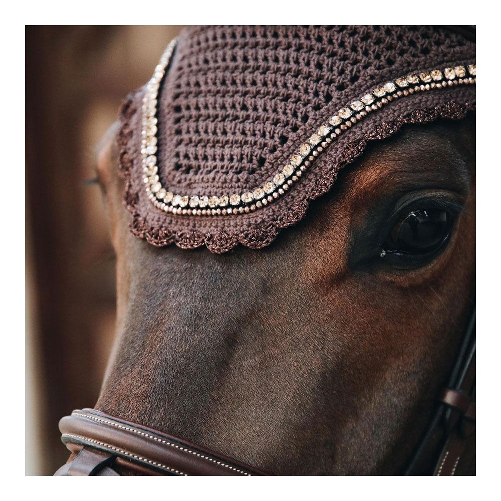 Kentucky WELLINGTON STONE & PEARL SOUNDLESS - Bonnet anti-mouche brun foncé