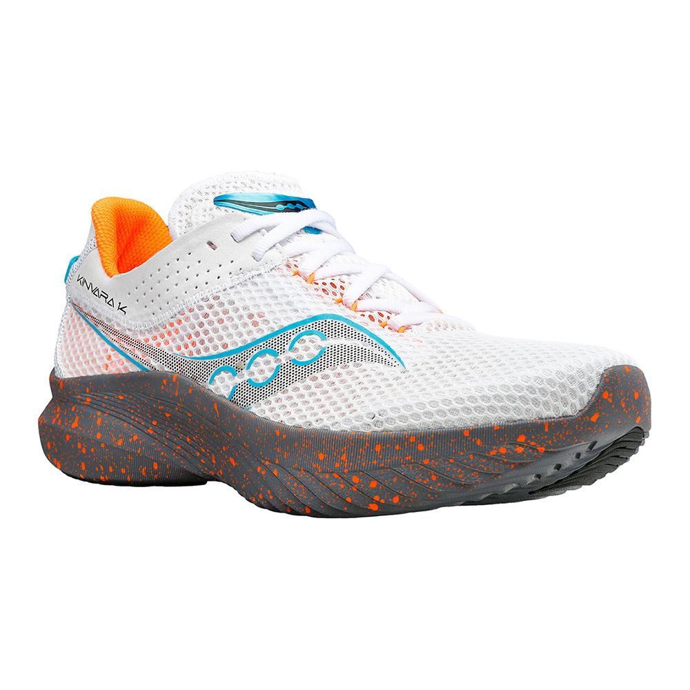 Saucony KINVARA 14 - Chaussures running Homme white/gravel