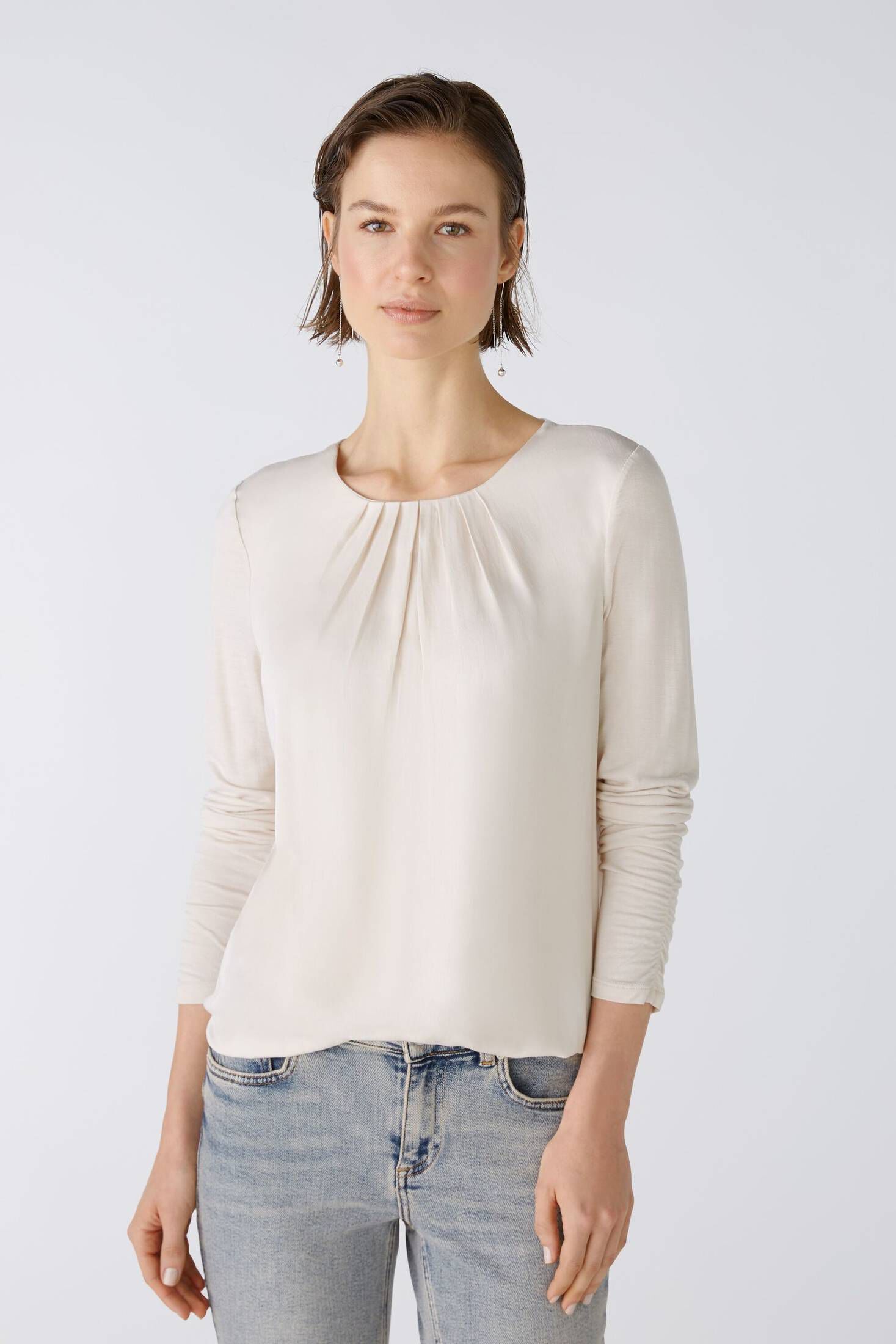 Oui| Damen Blusenshirt