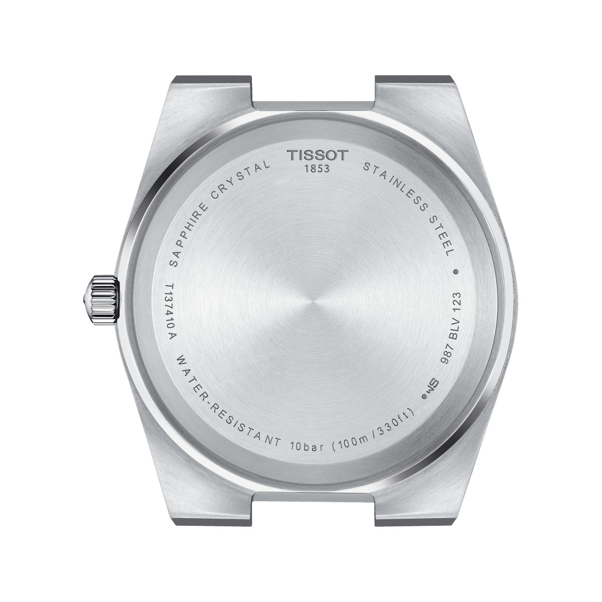 Montre TISSOT homme acier bracelet cuir bleu