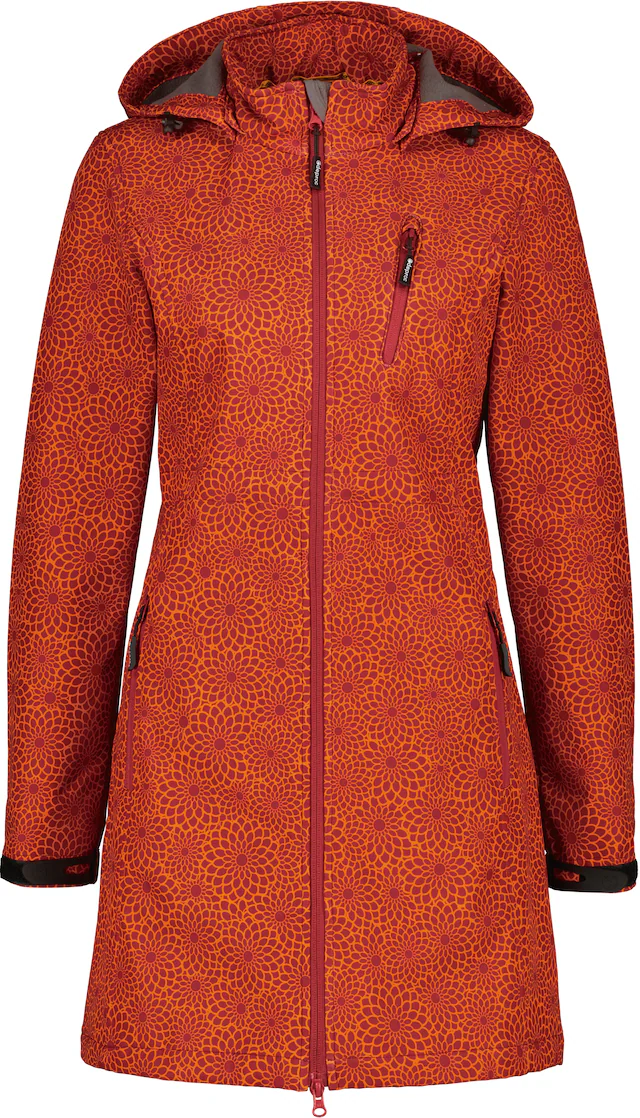DEPROC Active Softshelljacke »SHELBY LONG« leichter Softshell Kurzmantel mit abnehmbarer Kapuze