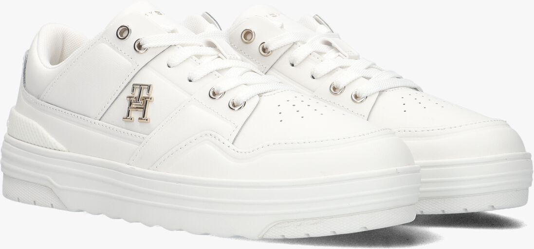 TOMMY HILFIGER witte tommy hilfiger lage sneakers basket sneaker low