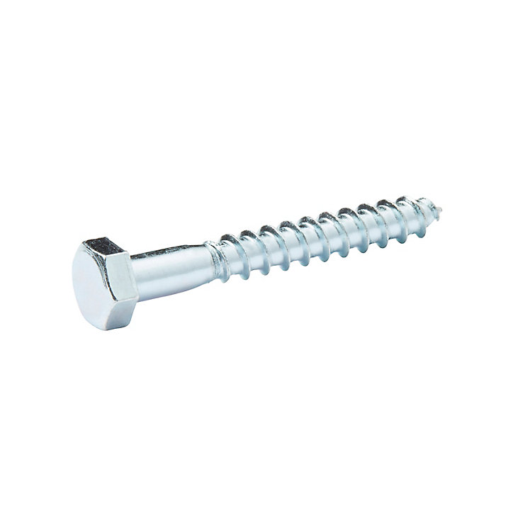 Tirefonds DIN 571 zingués 8x60 mm - 10 pièces