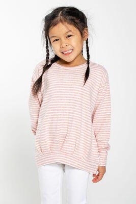 Luca & Lola Rosella Genser, Pink Stripes