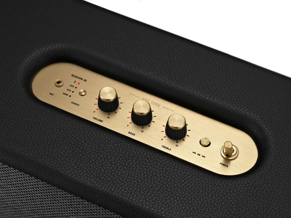Marshall Woburn 3 BT Noir Enceintes connectées