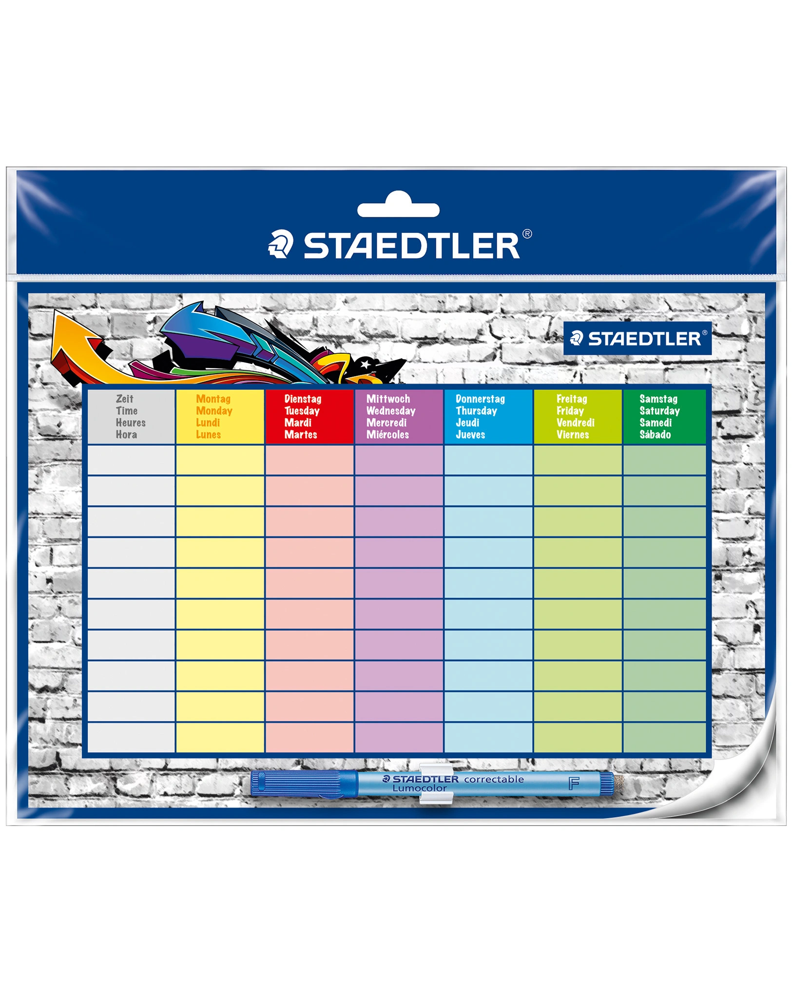 641 SP2 Stundenplan-Set Lumocolor® 3-teilig
