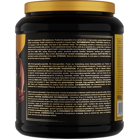 Proteinpulver m. chokolade
