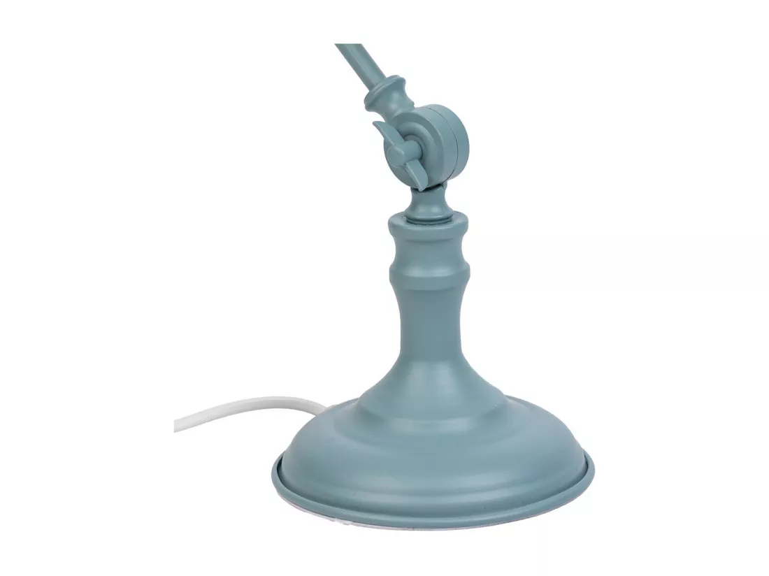 Lampe de bureau en métal gris 26x15x60h