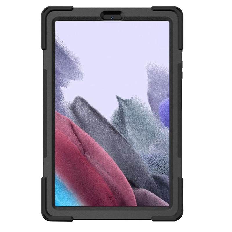 Samsung Galaxy Tab A7 Lite Peak 500m Hybrid Outdoor Hardcase Hülle mit Aufsteller   Handschlaufe (EGPE00149) - Schwarz