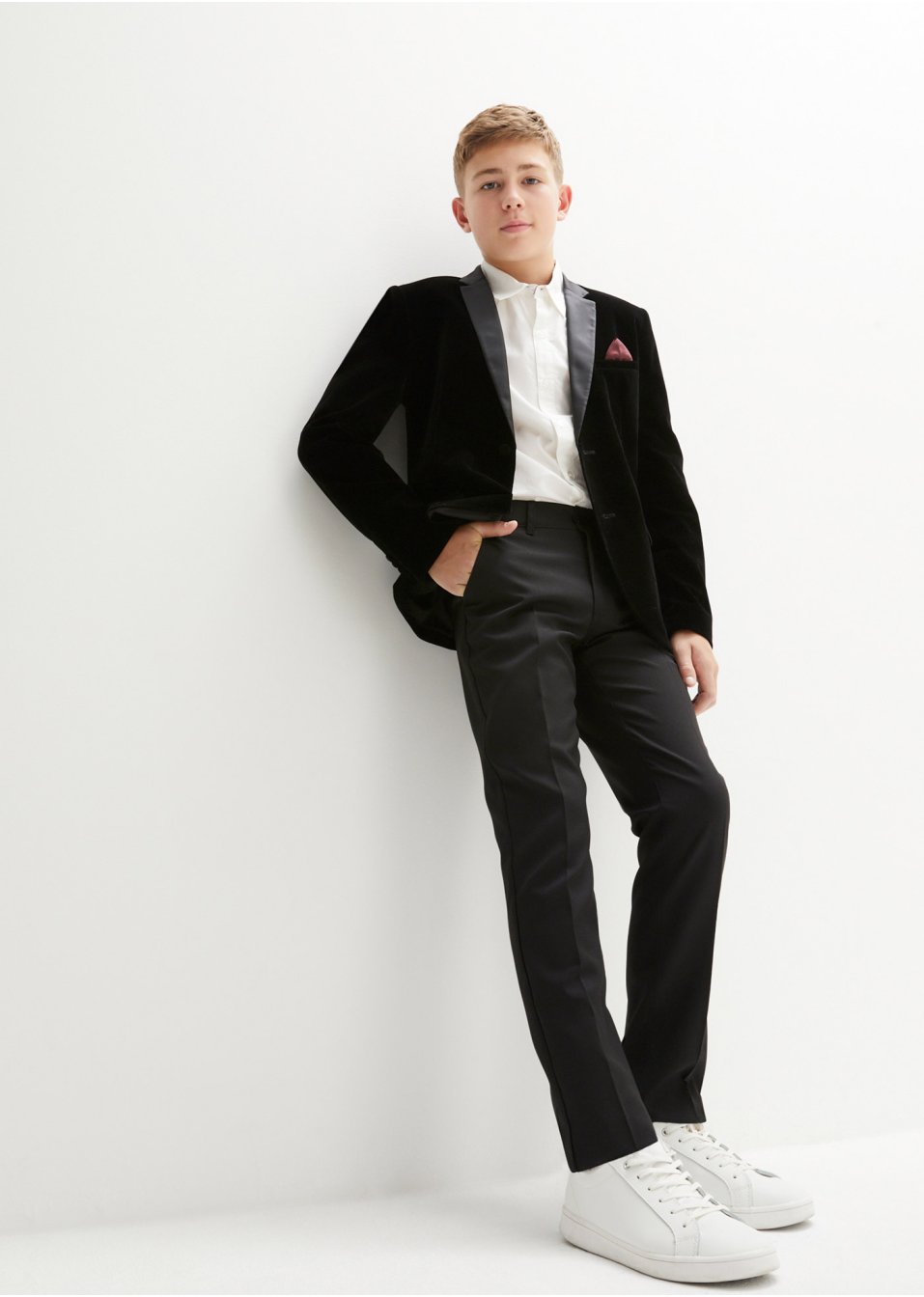 Blazer en velours garçon