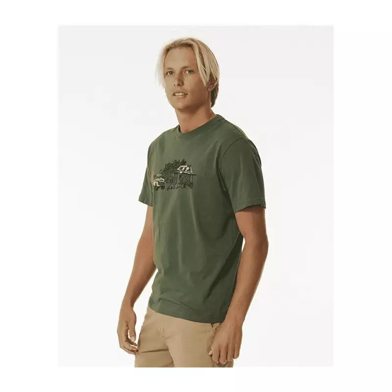 Teeshirt RIPCURL Search Trip Tee Dark Olive L