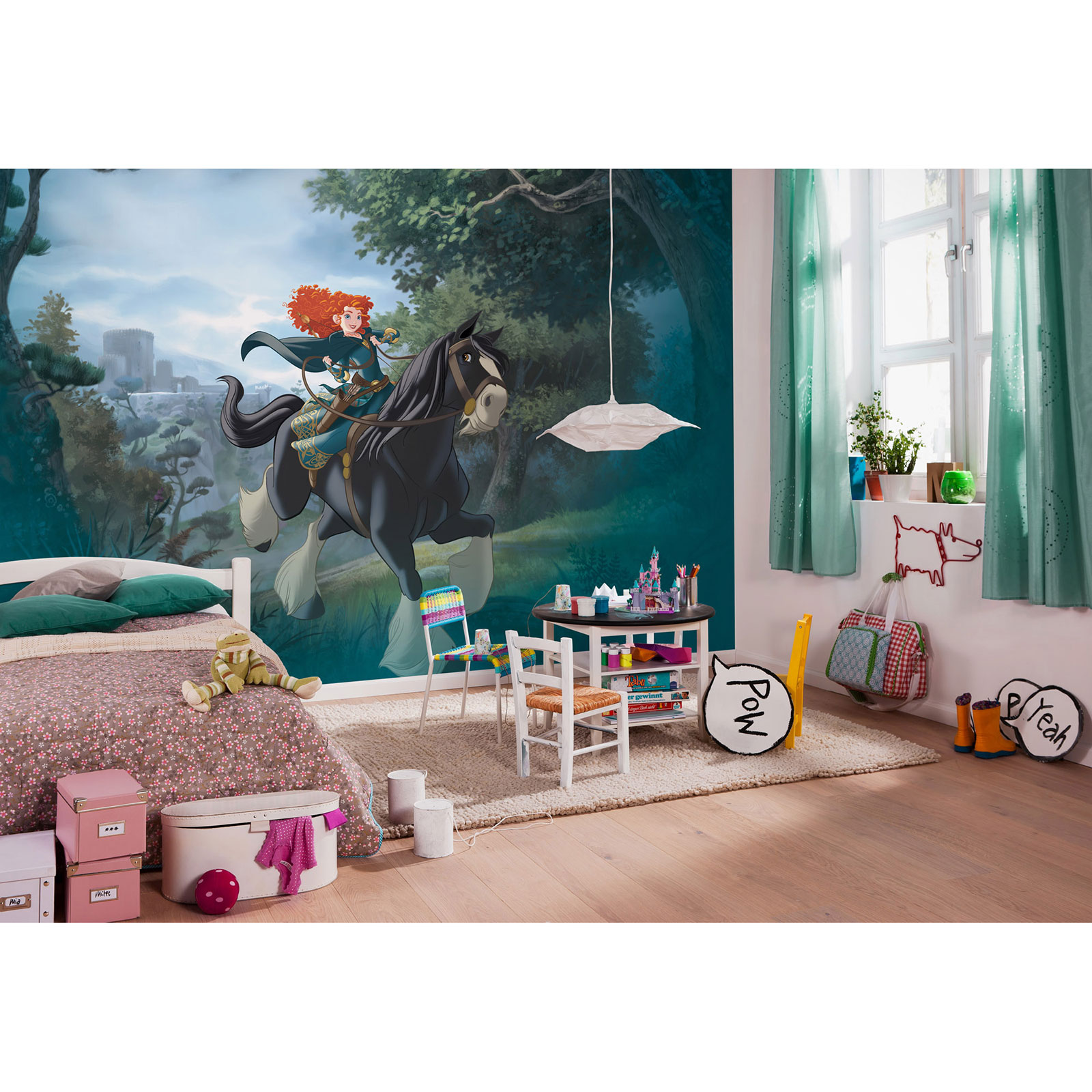 Vlies-Fototapete MERIDA RIDING - 400x280 cm