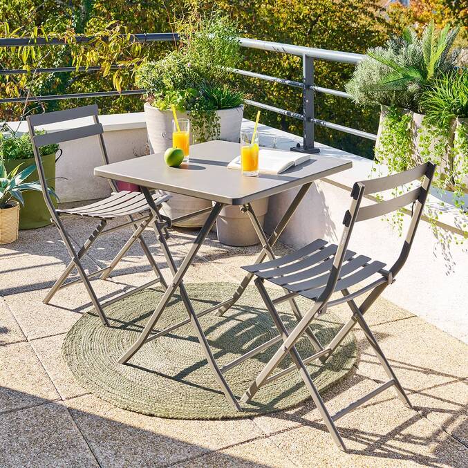 Chaise de jardin pliante GREENSBORO Café