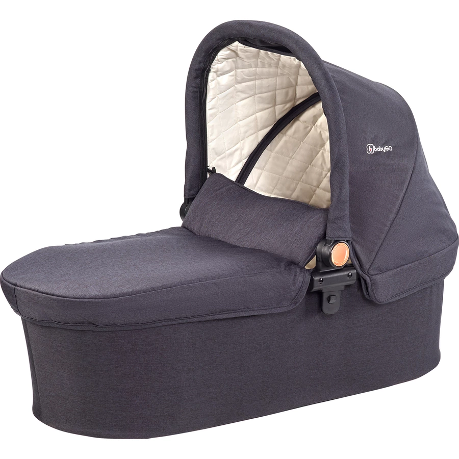 babyGO Kombikinderwagen 3 in 1 Black Rosegold