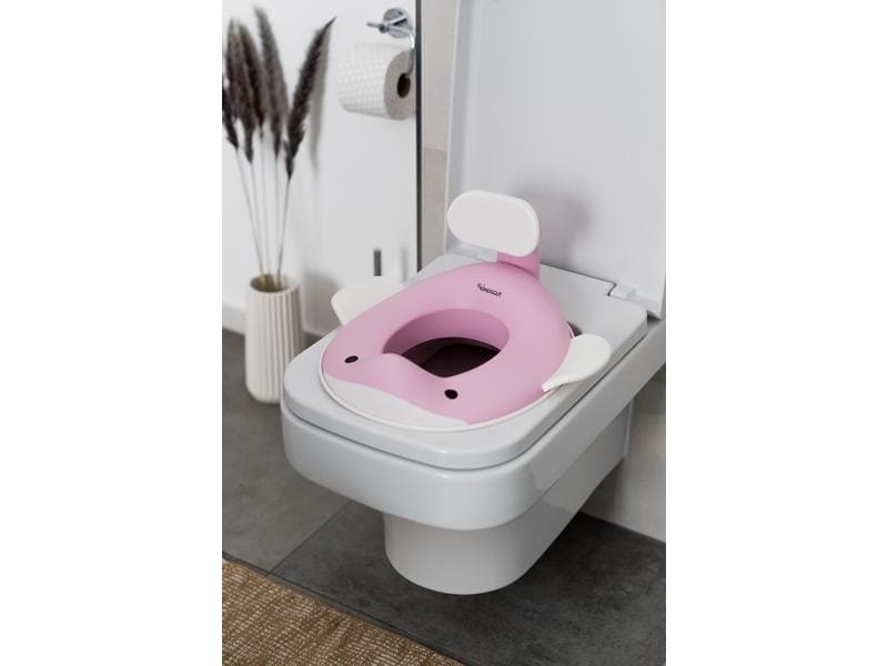Kindsgut Toilettensitz Wal Zartrosa Toilettensitz für Kinder