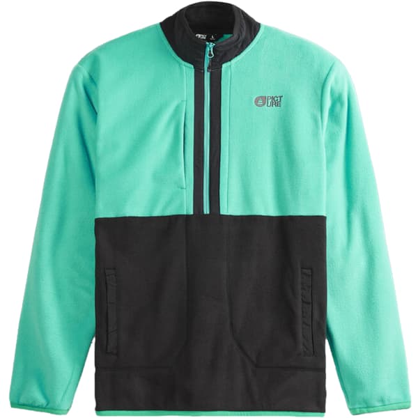 Sweat polaire PICTURE MATHEW 1/4 FLEECE BLACK-SPECTRA GREEN