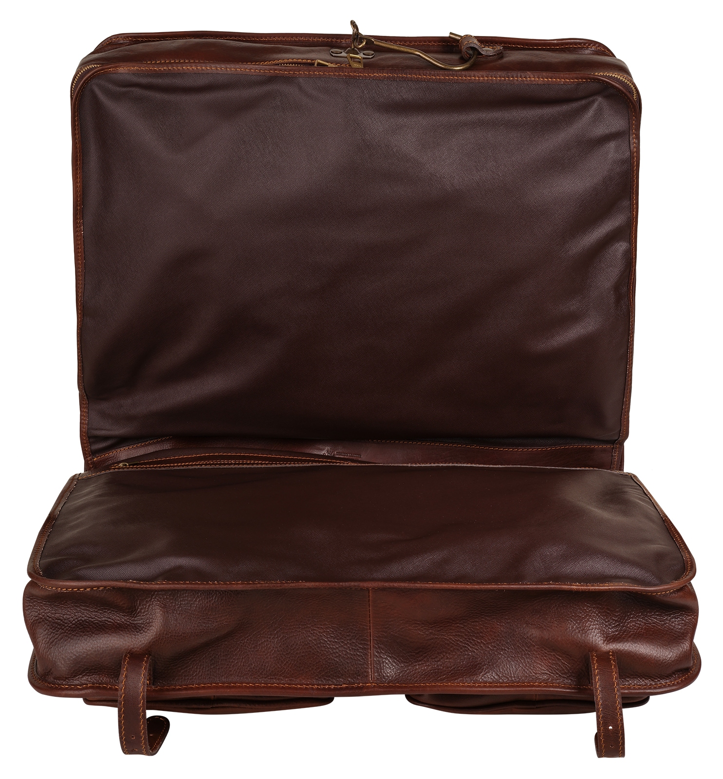 Piké Reisetasche echt Leder, Made in Italy