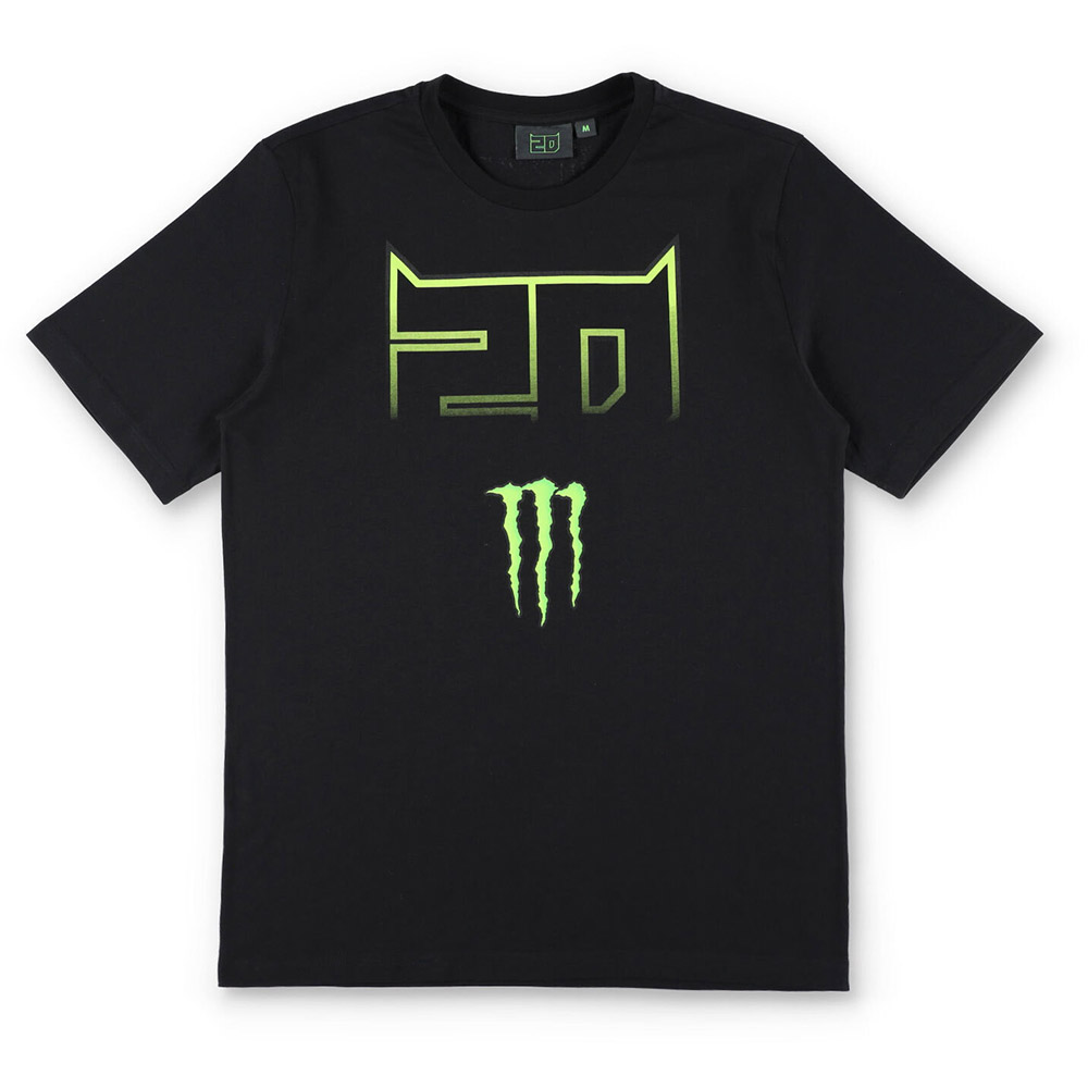Fabio Quartararo - T-shirt Monster 20 Noir / Vert