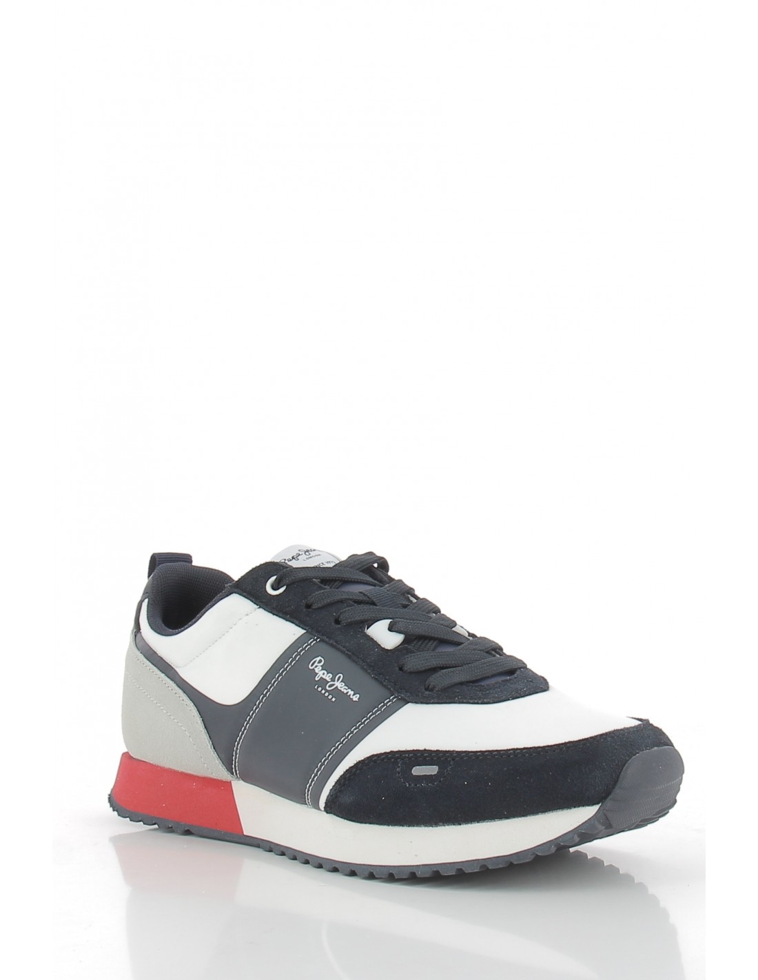 pepe jeans Baskets de ville homme tour transfer blanc/bleu/gris