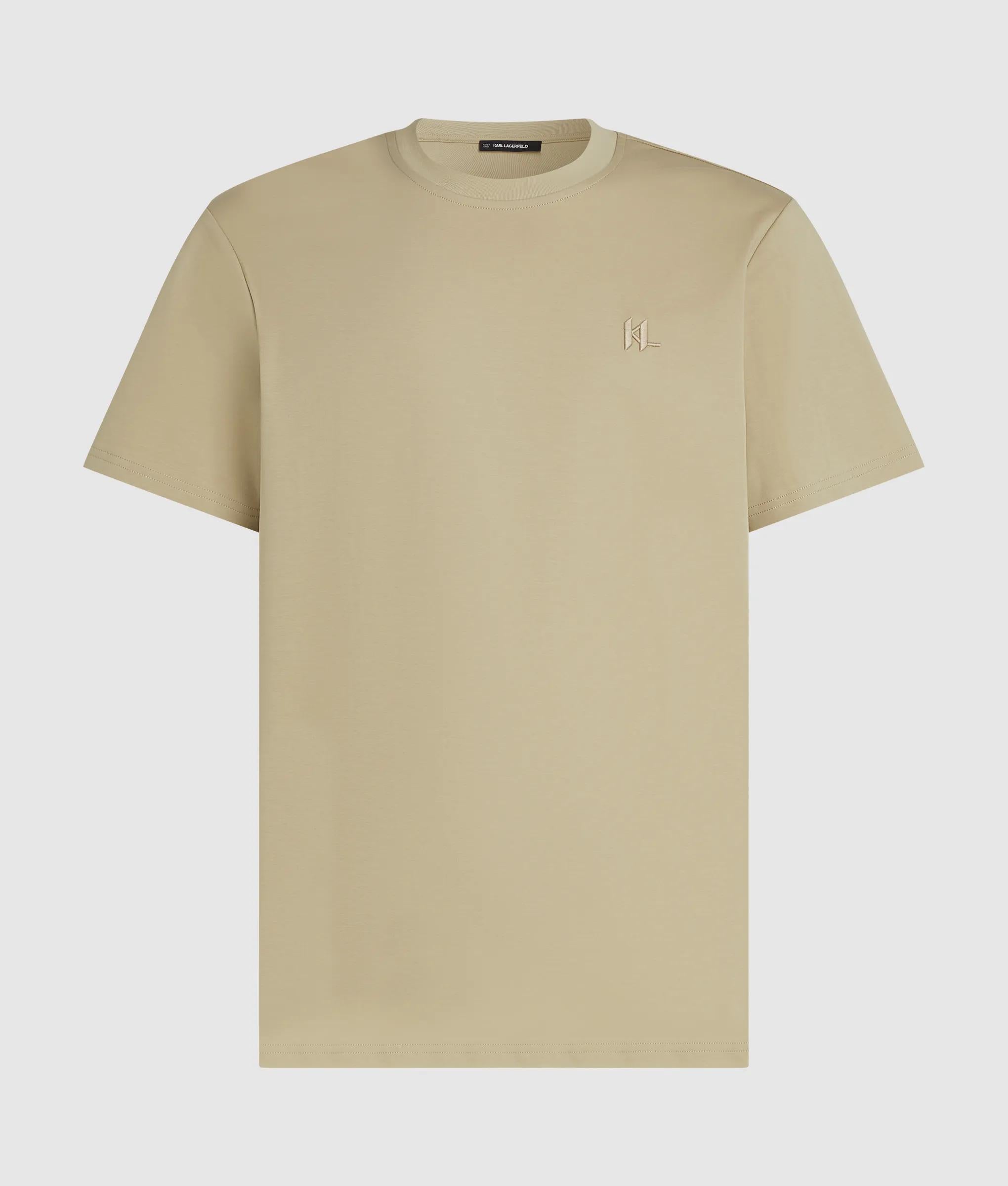 Monogram T-shirt in normale pasvorm