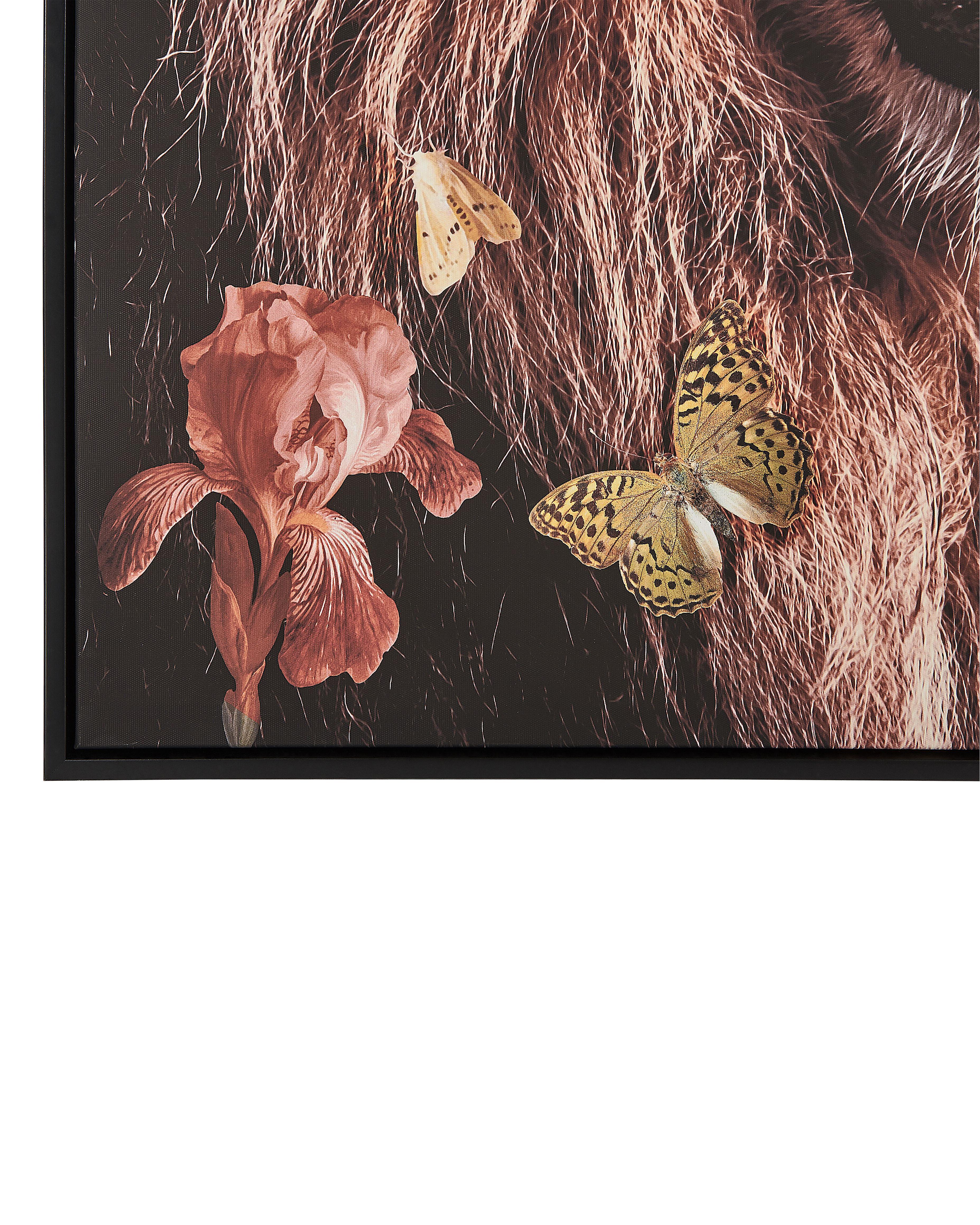 Canvas MARRADI Dieren motief 63 x 99 cm Meerkleurig