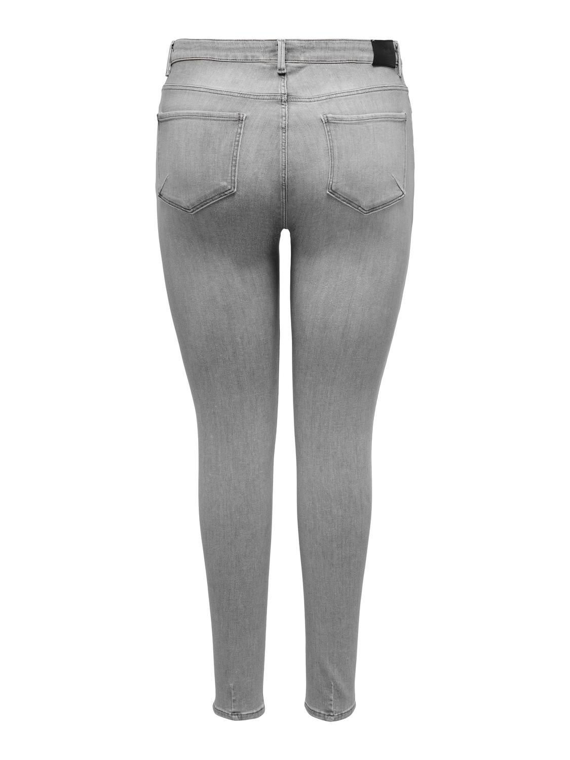 CAREMMA Mittlere Taille Skinny Fit Jeans Medium Grey Denim