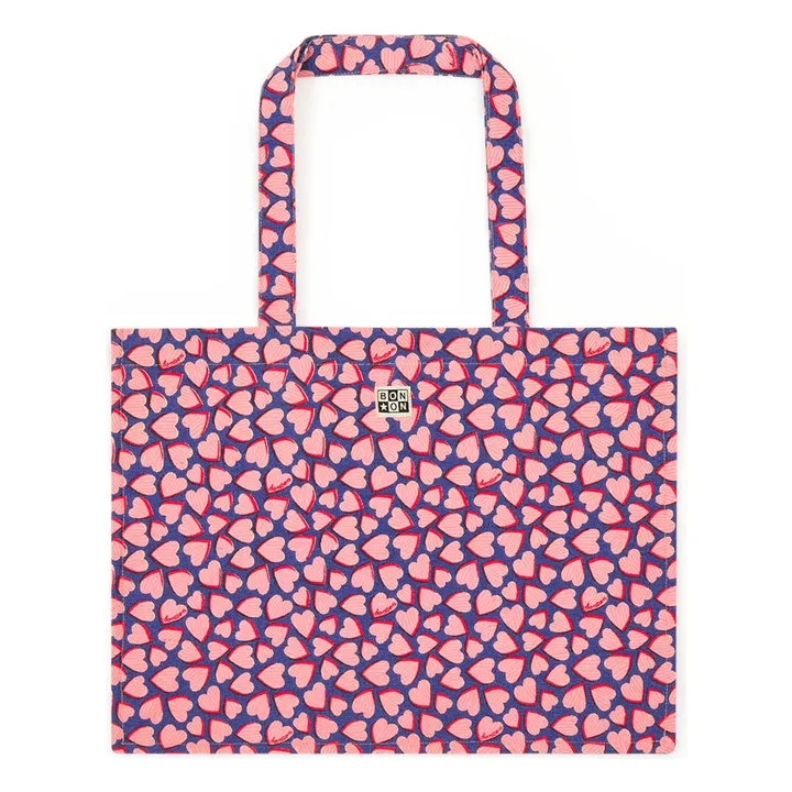 Bonton Cabas Cœurs Beth | Rose