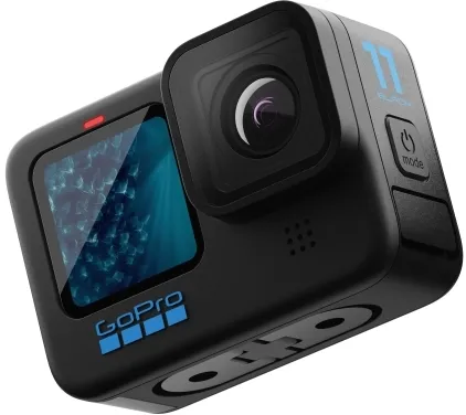 GoPro® | HERO11 Black - Action-kamera - 27 MP - 5.3K / 60 fps - 27 MP - trådløst netværk - undervands op til 10 m - sort