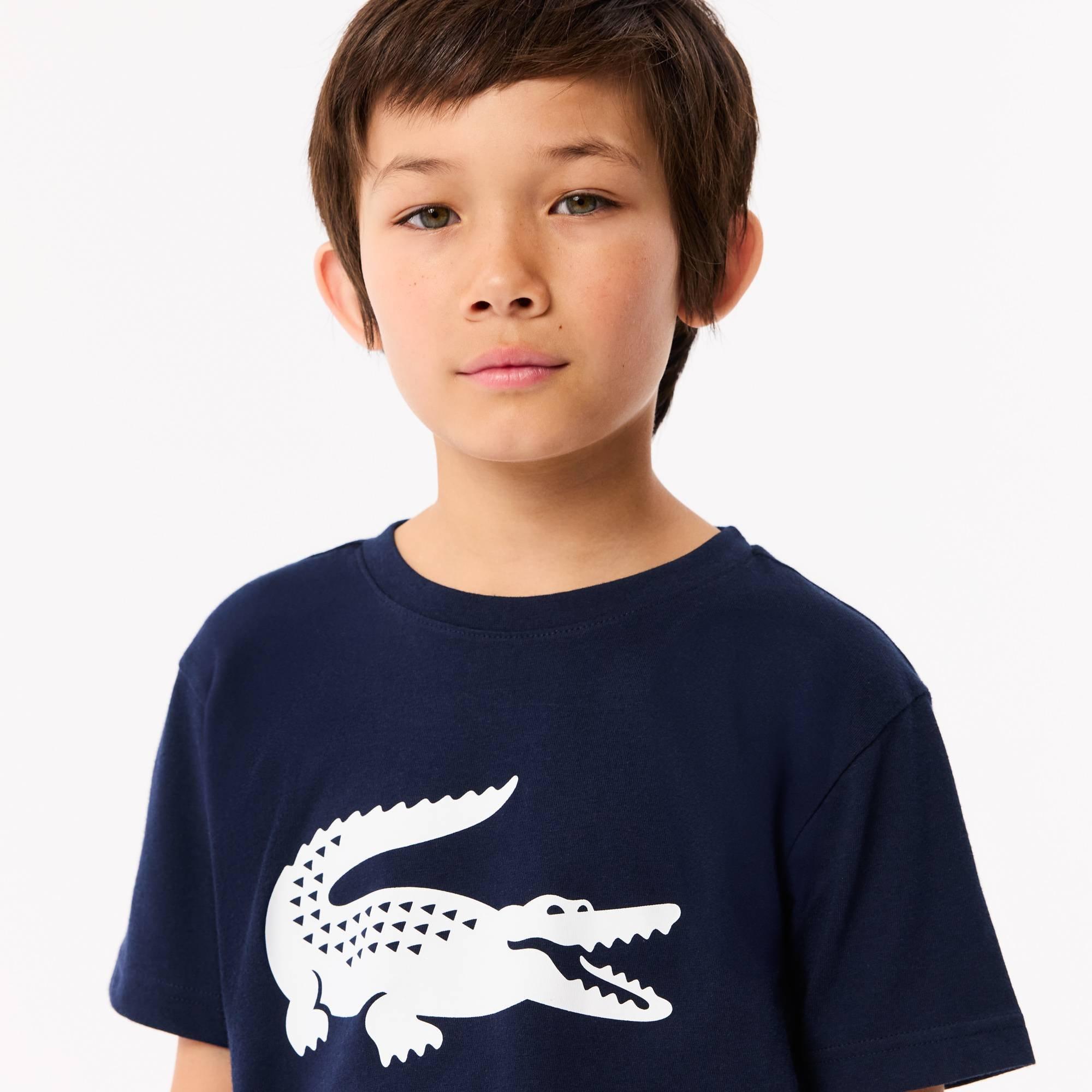 Lacoste Boy's Large Logo T Shirt