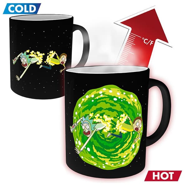 Rick og Morty Fargeskiftende Krus